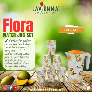 flora water set by lavenna – 7 piece