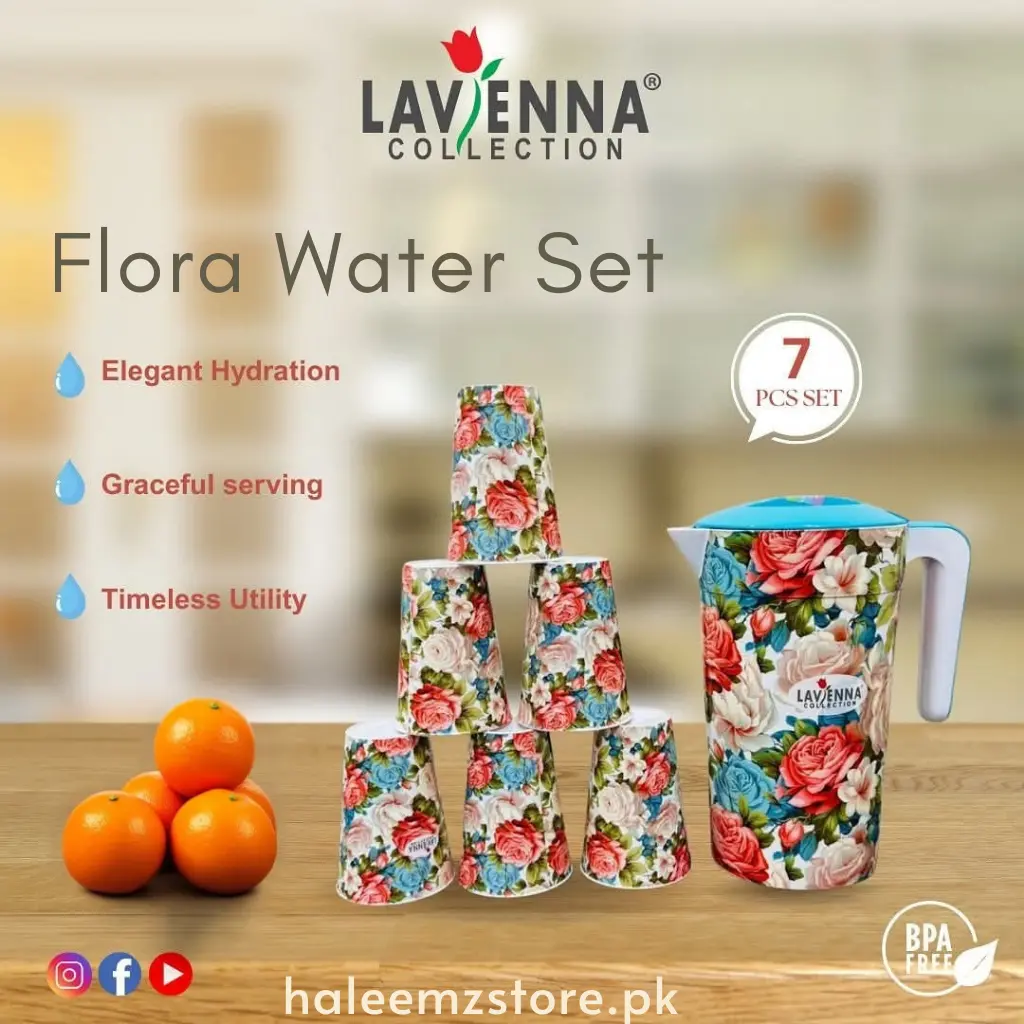 flora water set by lavenna – 7 piece flora water set by lavenna – 7 piece