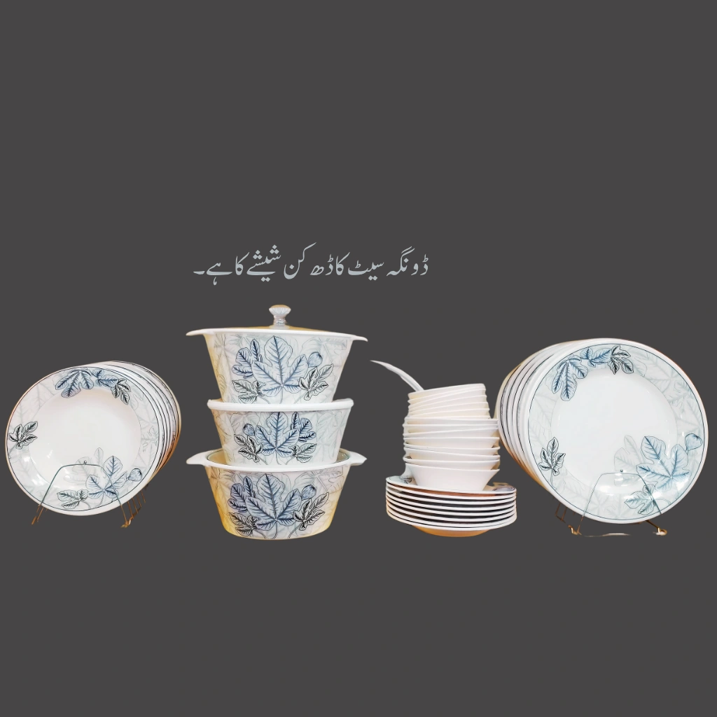 Elegant 72-Piece Dinner Set – Premium Quality Crockery
