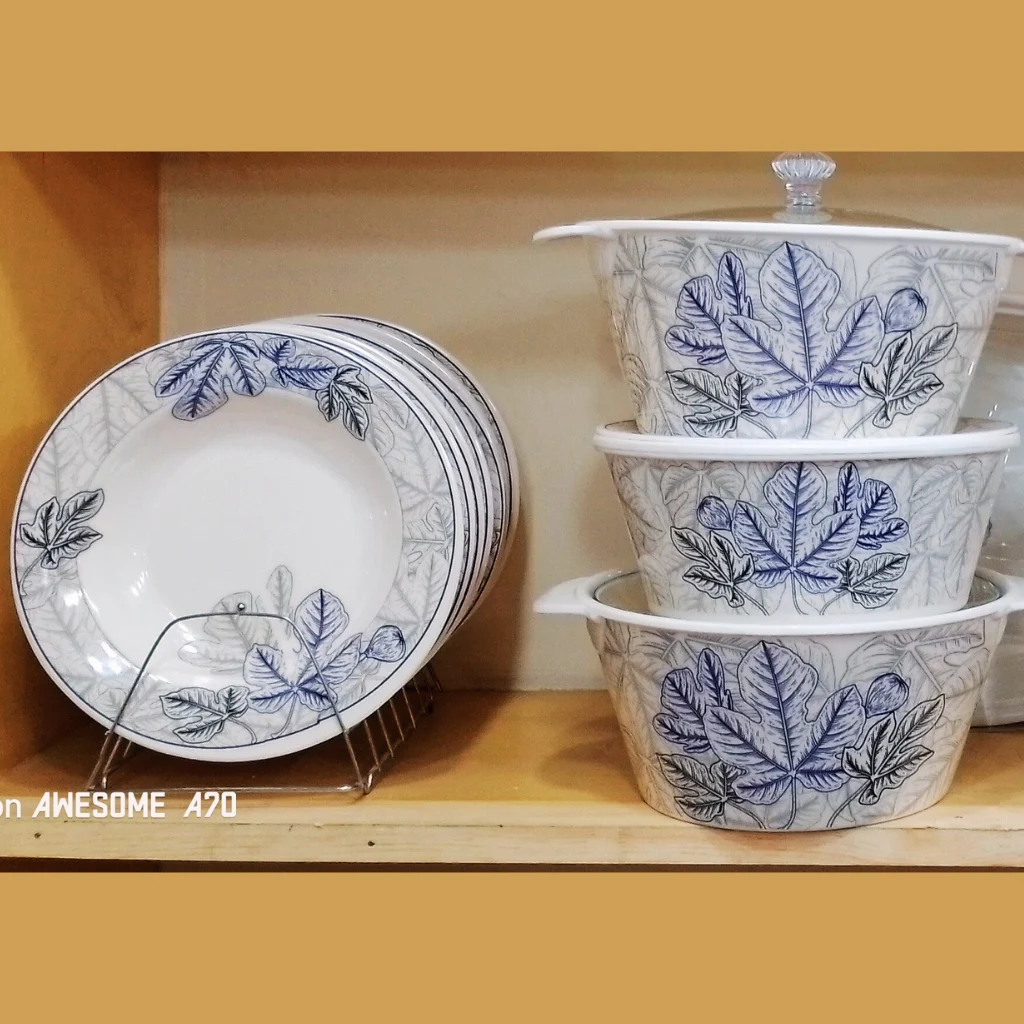 Elegant 72-Piece Dinner Set – Premium Quality Crockery