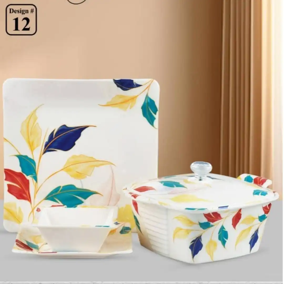 saffron dinner set (5)